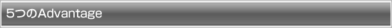 5つのAdvantage