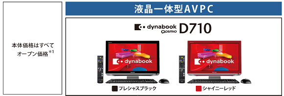 dynabook Qosmio D710vXybN