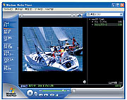 写真イメージ:Windows Media(TM) Player 9