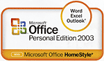 Microsoft(R) Office Personal Edition 2003ロゴ