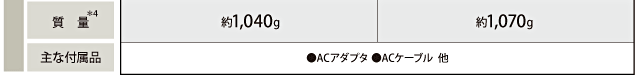 NB100主要スペック