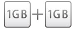 1GB+1GB