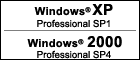 Windows(R)XP Professional SP1܂Windows(R)2000 Professional SP4